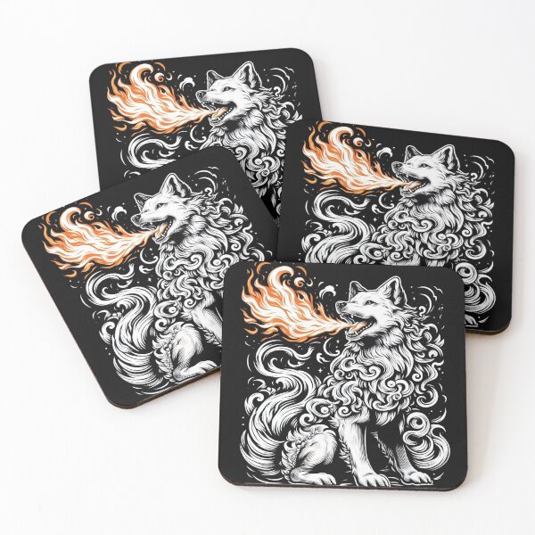 Item preview, Fiery Pup: Unleash the Flame-Filled Charm! designed and sold by JEK Designer ⭐⭐⭐⭐⭐ (5.0).
