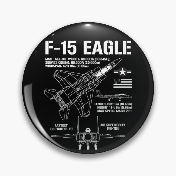 Item preview, F-15 Eagle Fighter Jet Specs Military Airplane F15 Eagle Gear designed and sold by DynamicDesign.