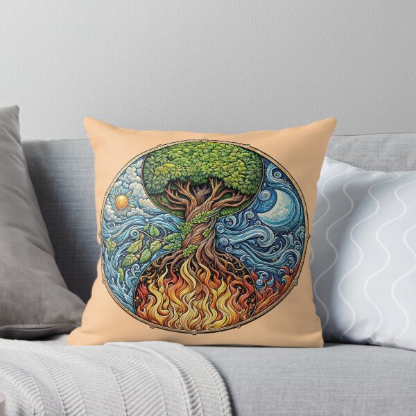 Item preview, Elements in harmony, water, earth, air, wind designed and sold by PlumeUniverse.