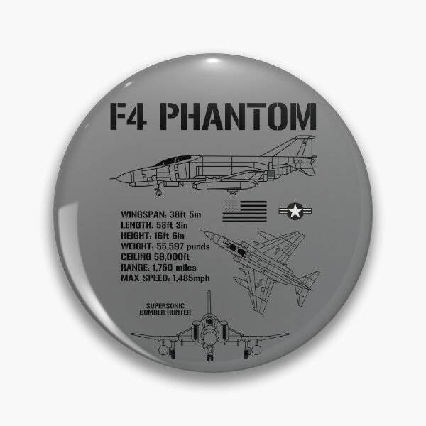Item preview, F-4 Phantom Fighter Jet Specs Military Airplane F4 Phantom Gear designed and sold by DynamicDesign.