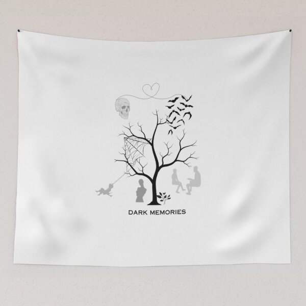 Item preview, Dark Memories Unleashed - Expressive and Edgy Tee designed and sold by mgl-design.