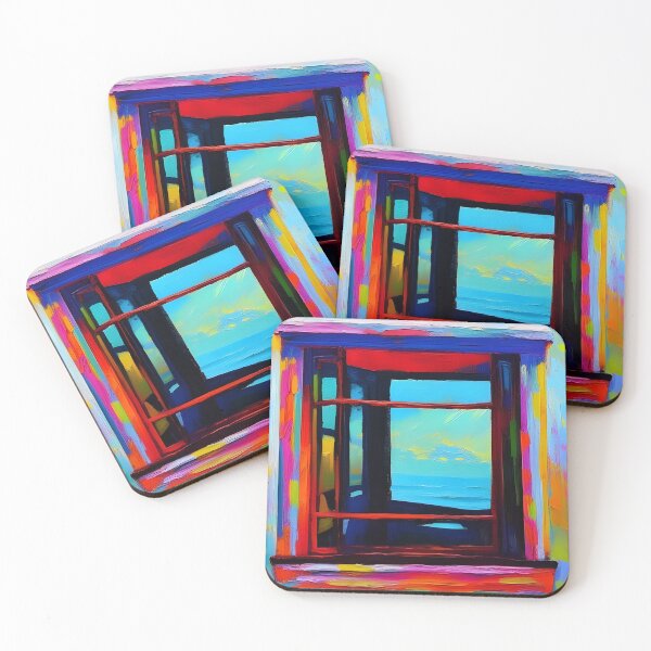 Item preview, Sea Geometrics  colourful vibes designed and sold by Coolparrotgirl.
