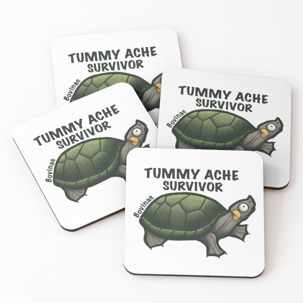 Item preview, Tummy ache survivor turtle designed and sold by Bovinae Art.