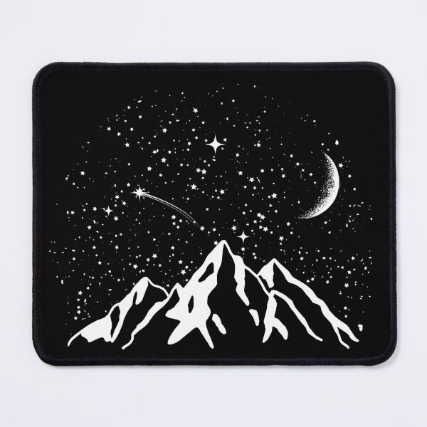 Item preview, mountain, moon and stars  designed and sold by InfiniteZone1.