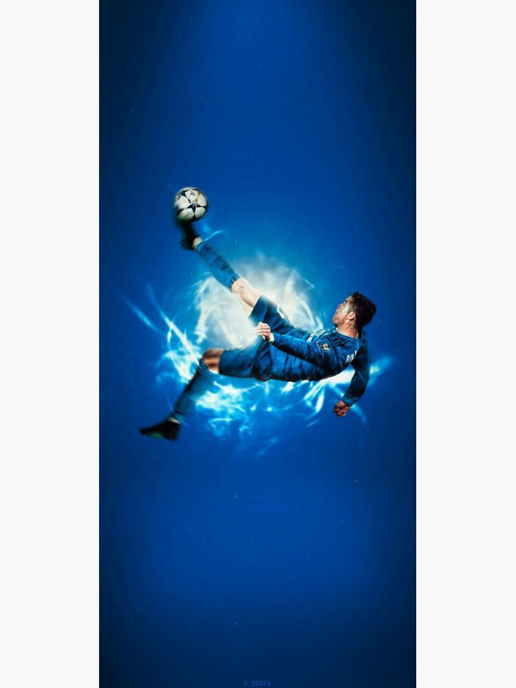 &quot;Ronaldo Bicycle kick &quot; Sticker for Sale by PauVBC | Redbubble