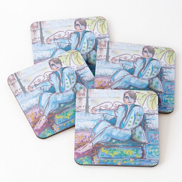 Item preview, Bossy lady  in blue for international womens day designed and sold by artbyolak.