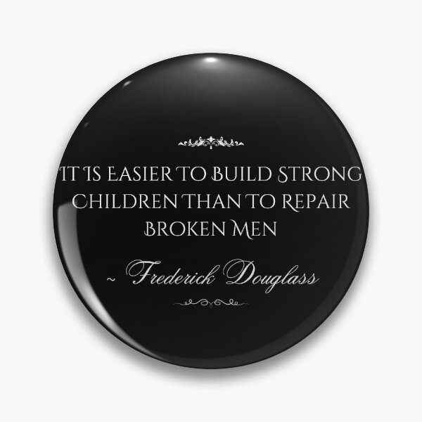 Artikelvorschau, Frederick Douglass inspirierendes Zitat Black History Month White Text Design entworfen und verkauft von EarthArtDesigns.