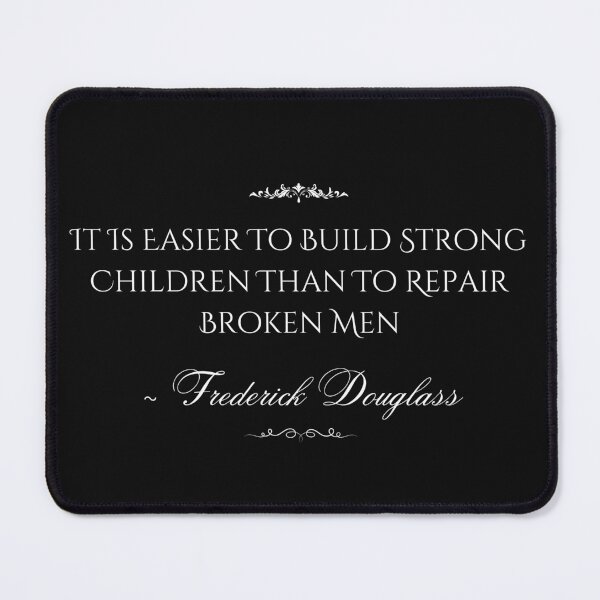 Item preview, Frederick Douglass Inspirational Quote Black History Month White Text Design designed and sold by EarthArtDesigns.