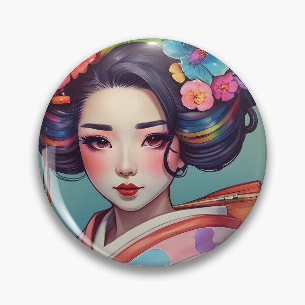 Item preview, Rainbow Geisha 1 designed and sold by CRAFTER-MEDIA.