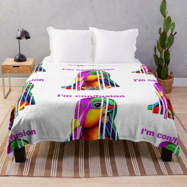Item preview, I'm con fusion Geometrics  colourful vibes designed and sold by Coolparrotgirl.