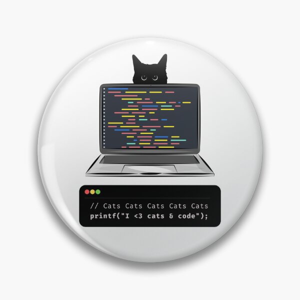 Item preview, I <3 Cats and Code designed and sold by GoblinBoutique.