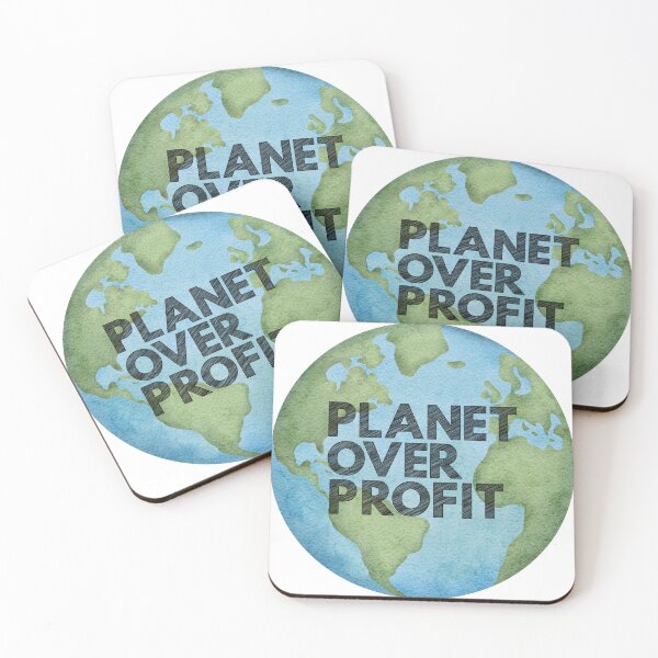 Item preview, Planet Over Profit designed and sold by LyndaNoel Design.