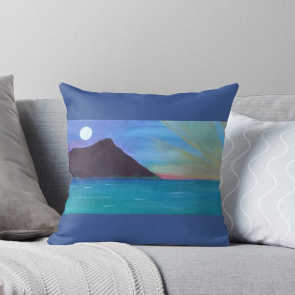 Item preview, Moon Rise and Sunset Near Diamond Head designed and sold by Marcene Ogawa.