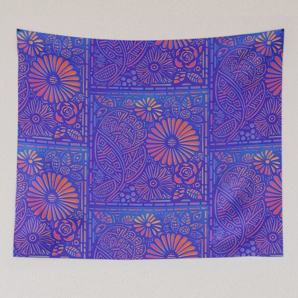 Item preview, Wildflowers - Korean traditional patterns 5 designed and sold by beatriceJHS.