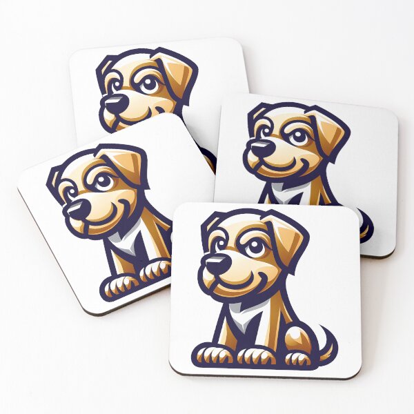Artikelvorschau, Brauner Cartoon Hund grinst entworfen und verkauft von AD-Digital-Art.