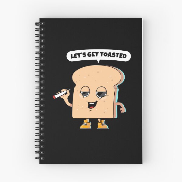Item preview, Let's get toasted - funny toast (on dark colors) designed and sold by messy-nessie.