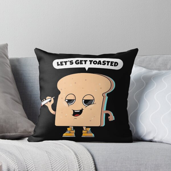 Item preview, Let's get toasted - funny toast (on dark colors) designed and sold by messy-nessie.