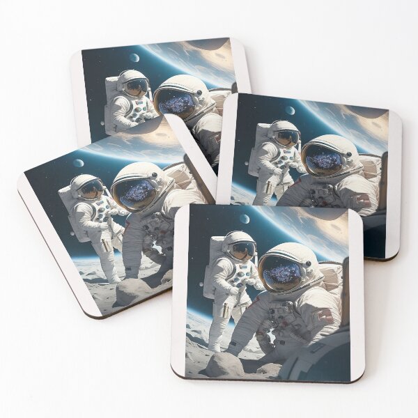 Item preview, astronauts preparing first contact with beings from other worlds designed and sold by Carlos Gudino.