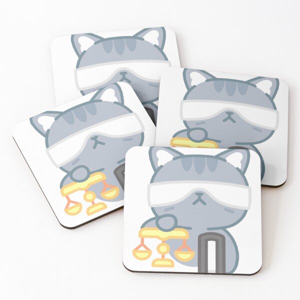 Item preview, Cat of Justice Sticker  designed and sold by ZackArt09.