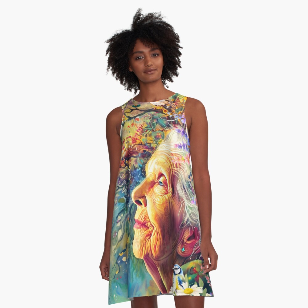 Item preview, A-Line Dress designed and sold by phatpuppyart.