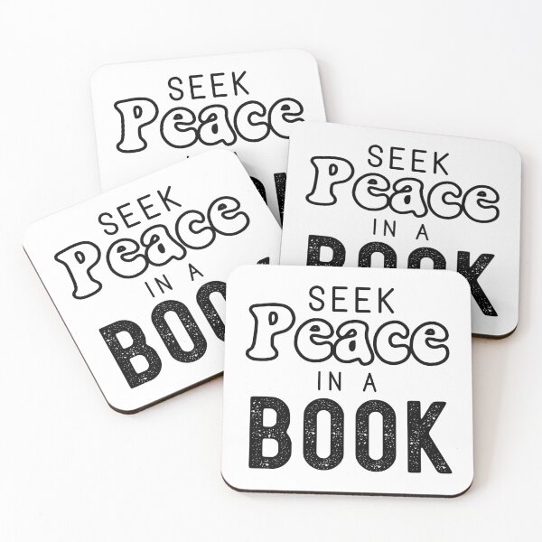 Item preview, Seek Peace In A Book  designed and sold by Whackadoodletee.