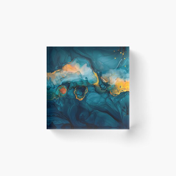 Aperçu de l'œuvre Alcohol Ink Art créée et vendue par AM-Fine-Designs.