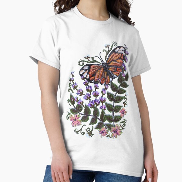 Butterfly in the Lavender Classic T-Shirt