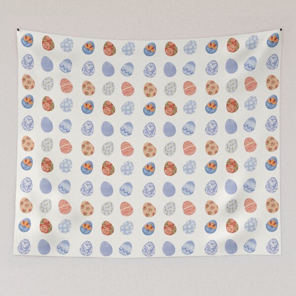 Item preview, Colorful Cute Easter Eggs - Happy Easter designed and sold by patternjp.