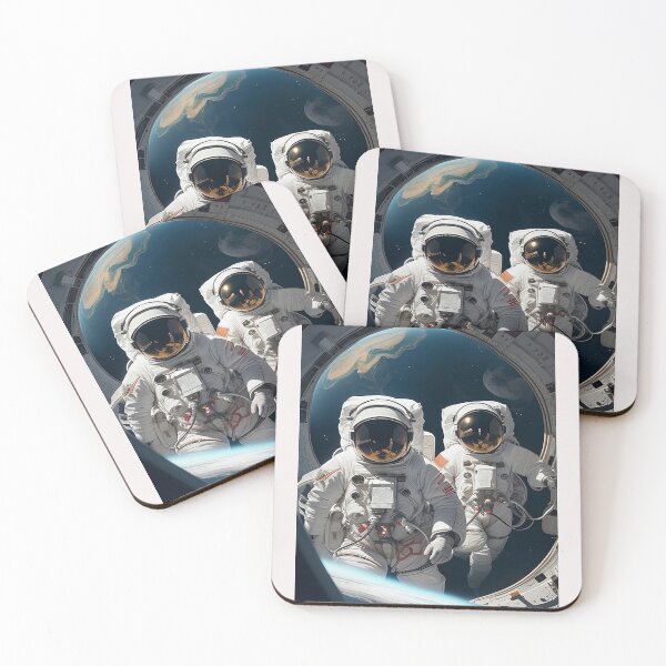 Item preview, Astronauts in search of first contact with extraterrestrials designed and sold by Carlos Gudino.