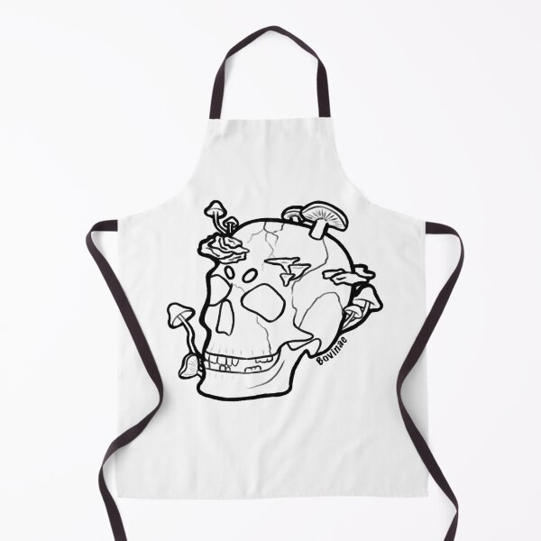 Item preview, Mad skull outline designed and sold by Bovinae Art.