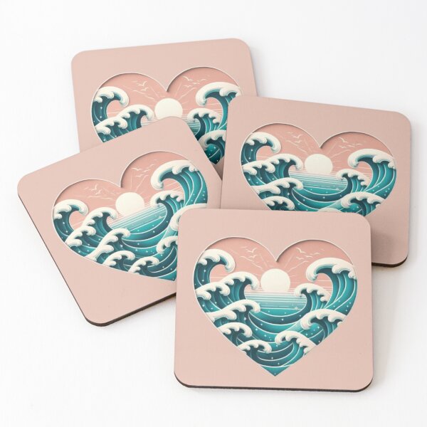 Item preview, Aesthetic Heart waves designed and sold by BeNazzArt.