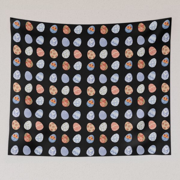 Item preview, Colorful Cute Easter Eggs - Happy Easter designed and sold by patternjp.