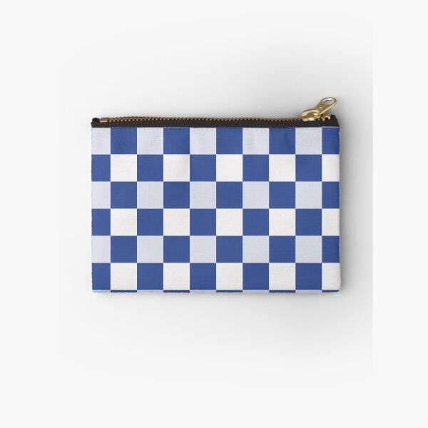 Item preview, Checkered Pattern - Blue, Grey and White designed and sold by SPRUCIA.