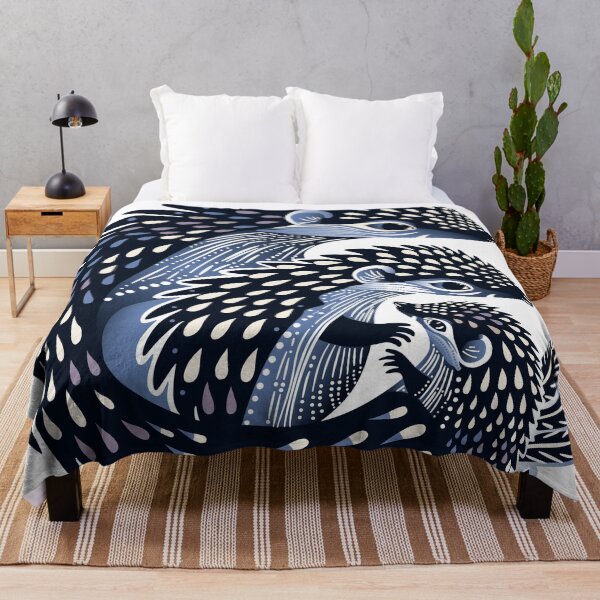 Item preview, Hedgehogs Mama And Child Dots Aboriginal Painting designed and sold by AboriginalAdorn.