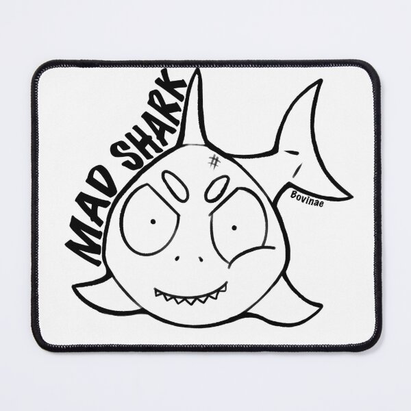 Item preview, Mad shark designed and sold by Bovinae Art.