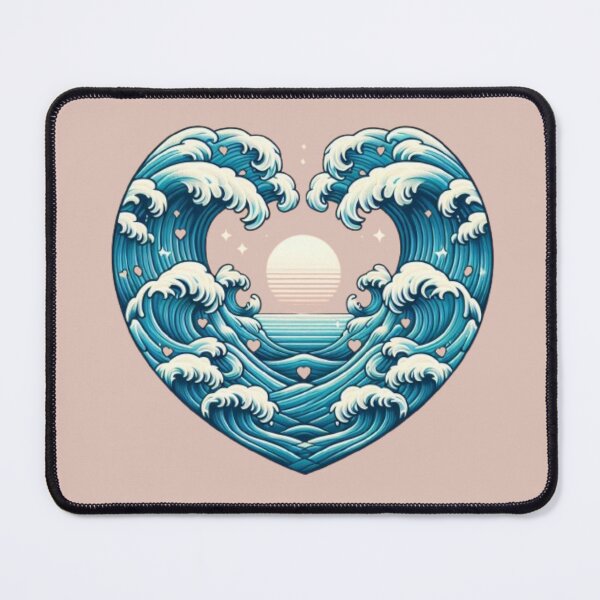 Item preview, Aesthetic Heart waves designed and sold by BeNazzArt.