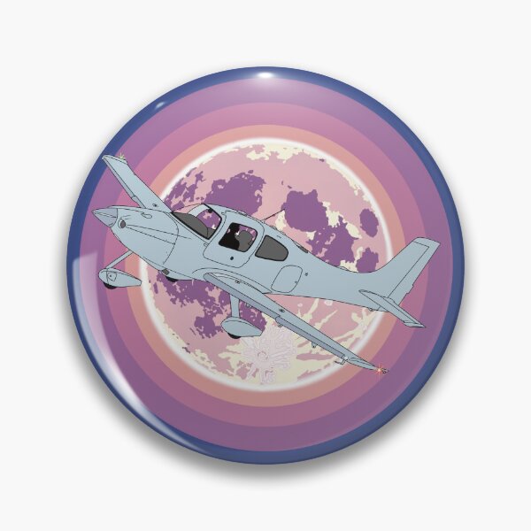 Item preview, Cirrus SR22 Purple Night Flight designed and sold by skye-studio.