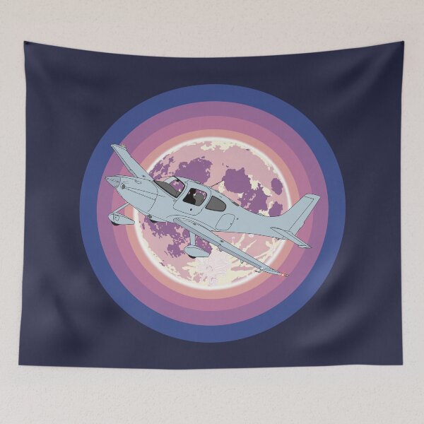 Item preview, Cirrus SR22 Purple Night Flight designed and sold by skye-studio.