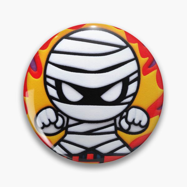 Item preview, Japanese Mummy in Action: Fire Illustration designed and sold by GALUMARKET.