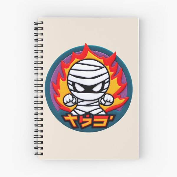 Item preview, Japanese Mummy in Action: Fire Illustration designed and sold by GALUMARKET.