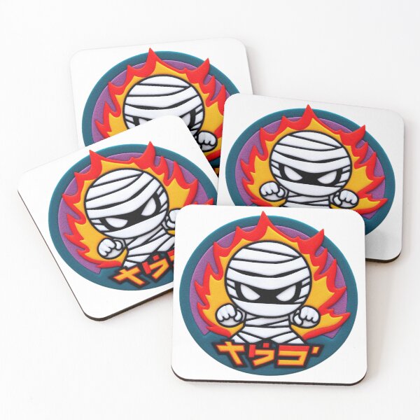Item preview, Japanese Mummy in Action: Fire Illustration designed and sold by GALUMARKET.