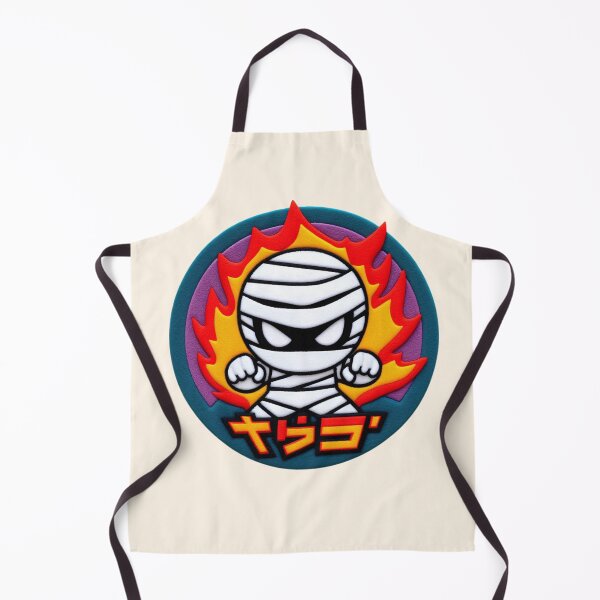 Item preview, Japanese Mummy in Action: Fire Illustration designed and sold by GALUMARKET.