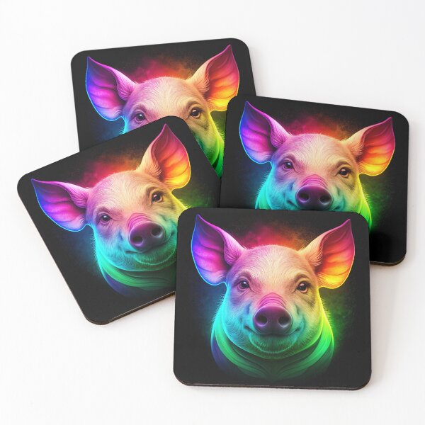 Item preview, Neon Pig Aura designed and sold by mentokc.