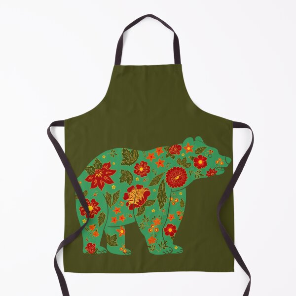 Item preview, Green Bear in flowers designed and sold by NastasiaL.