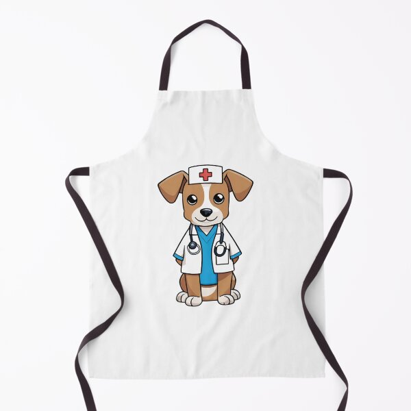 Item preview, Nurse Dog Wearing Medical Doctor Scrubs designed and sold by Majestic Paws.
