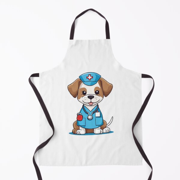 Item preview, Nurse Dog Wearing Medical Doctor Scrubs designed and sold by Majestic Paws.