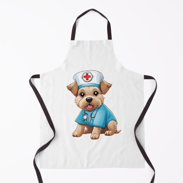 Item preview, Nurse Dog Wearing Medical Doctor Scrubs designed and sold by Majestic Paws.
