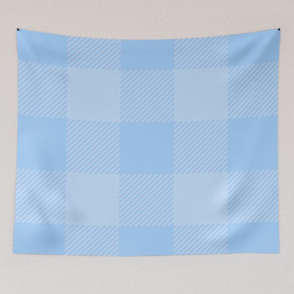 Item preview, Light Blue Gingham - Square Pattern Design designed and sold by SPRUCIA.