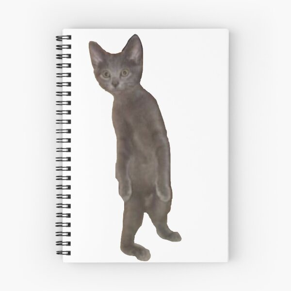 Item preview, awkward cat meme standing designed and sold by Jennie J.