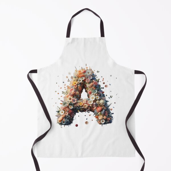 Item preview, letter “A” containing flowers designed and sold by yeekazar.